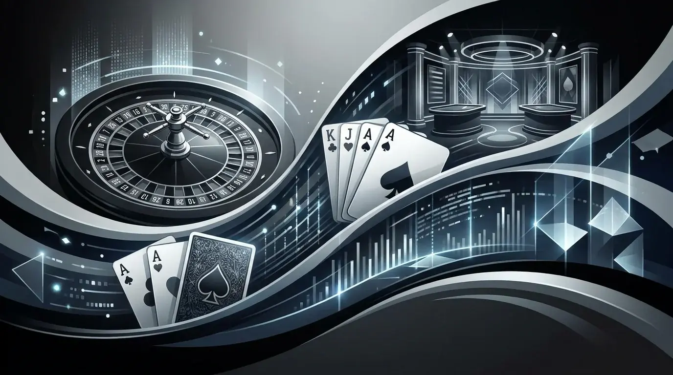 Ilustração editorial sobre Casino ao vivo CHEXX: roleta, blackjack e game shows